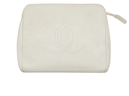 Chanel CC Vintage Cosmetic Pouch, front view